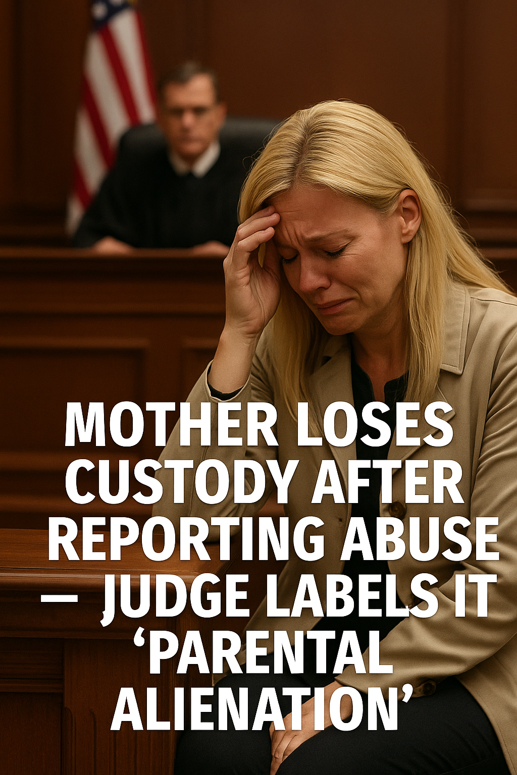 Mother Loses Custody After Reporting Abuse — Judge Labels It ‘Parental Alienation’